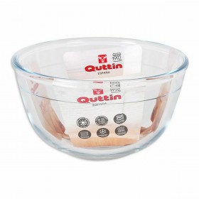 Ciotola per Mescolare Quttin   Vetro 820 ml ø 14,6 x 8,1 cm (12 Unità)