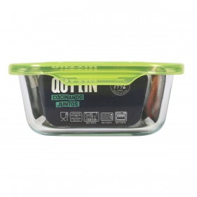 Porta pranzo Quttin Rettangolare 1L 22 x 15,5 x 6,5 cm (6 Unità)