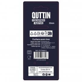 Mestolo Quttin    Acciaio inossidabile 33,5 x 6,5 cm (24 Unità)