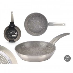 Padella antiaderente Kinvara 3 Argentato Alluminio 24 cm Induzione