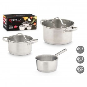 Casseruole Kinvara 17712 Acciaio (2 Unità)