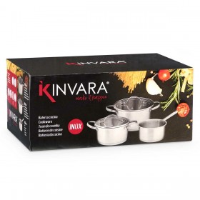 Casseruole Kinvara 17712 Acciaio (2 Unità)