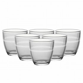 Set di Bicchieri Duralex Gigogne Trasparente 6 Pezzi 90 ml (12 Unità)