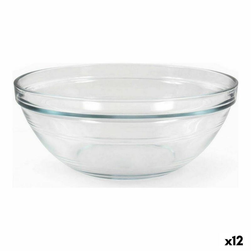 Insalatiera Duralex Lys Trasparente Cristallo 2,4 L (12 Unità)
