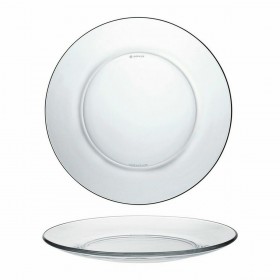Piatto da pranzo Duralex Lys Cristallo Trasparente Ø 23,5 cm (24 Unità)