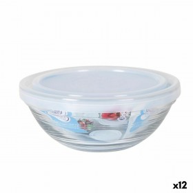 Porta Pranzo Rotondo con Coperchio Duralex FreshBox 310 ml (12 Unità)