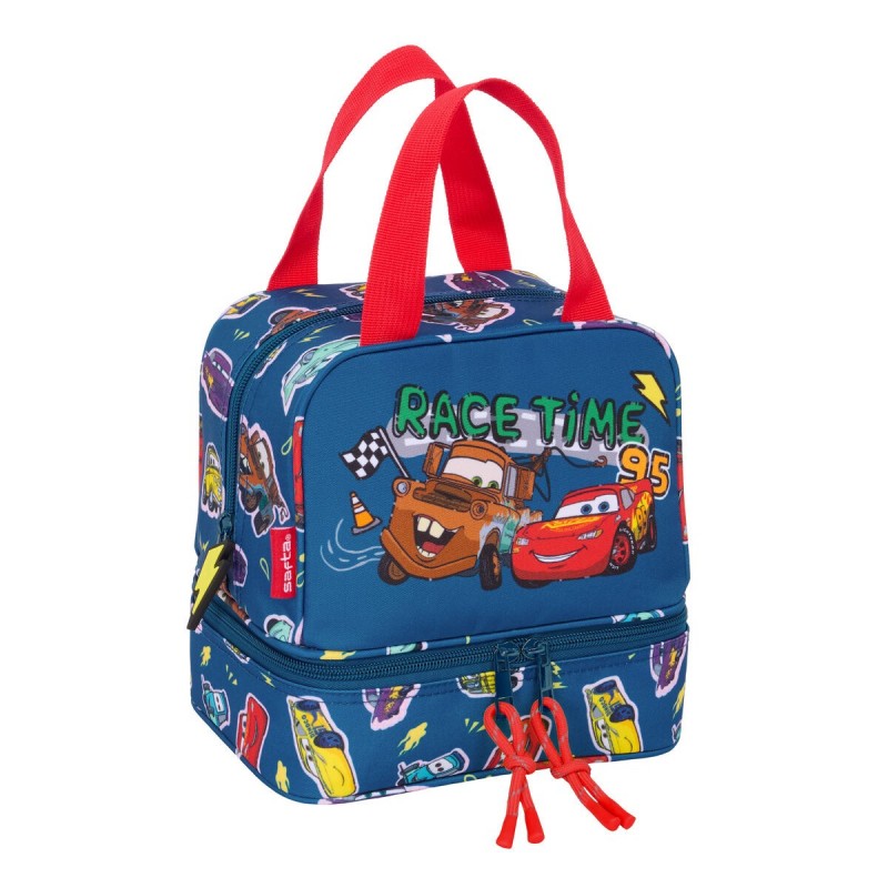 Portamerenda Cars Racing Blu Marino 20 x 20 x 15 cm