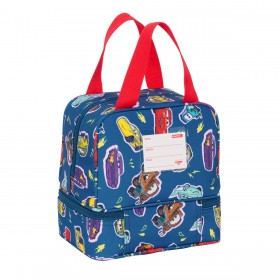 Portamerenda Cars Racing Blu Marino 20 x 20 x 15 cm