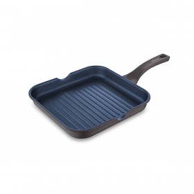 Padella griglia 3 Claveles Alluminio fuso 28 x 28 cm Nero