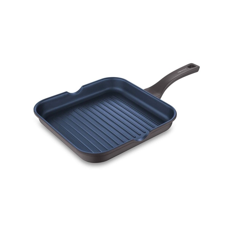 Padella griglia 3 Claveles Alluminio fuso 28 x 28 cm Nero