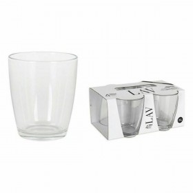 Set di Bicchieri LAV 65357 340 ml 4 Pezzi (4 Unità) (12 Unità)