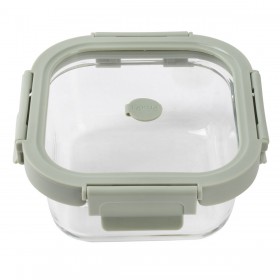 Porta pranzo Ermetico Lékué Vetro Borosilicato Quadrato 520 ml