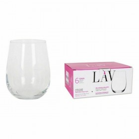 Set di Bicchieri LAV 77949 6 Pezzi (8 Unità) (475 ml)
