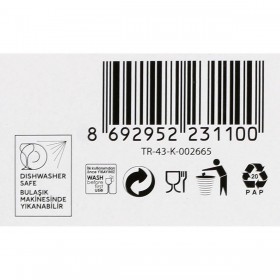 Set di Bicchieri LAV Vera 360 ml 6 Pezzi (8 Unità)