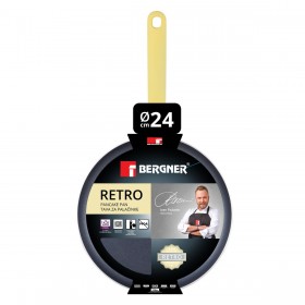Piastra per Crepe Bergner Giallo 24 cm