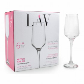 Calice da champagne LAV Lal 6 Pezzi (4 Unità)
