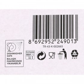 Set di Bicchieri LAV Nora 255 ml 6 Pezzi (8 Unità)