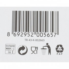Set di Bicchieri Inde Misket 170 ml Bianco 6 Pezzi (4 Unità)