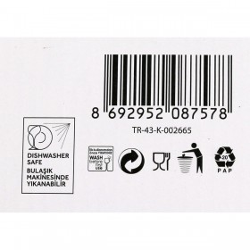 Set di Bicchieri LAV Arya 310 ml 6 Pezzi (8 Unità)