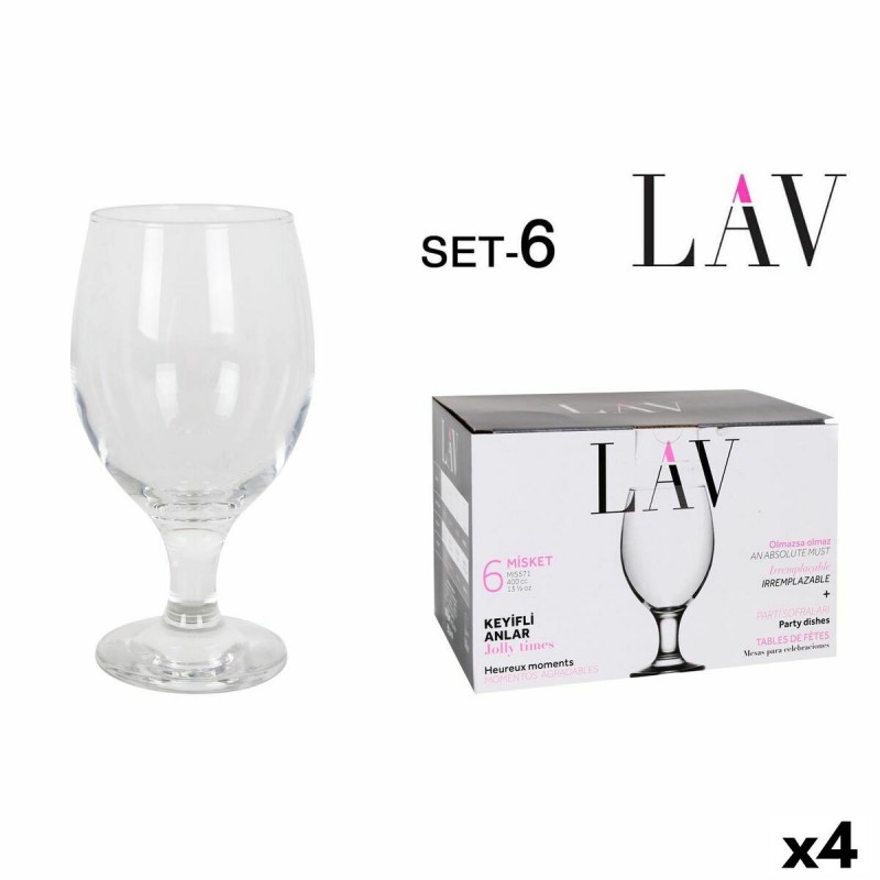 Set di Bicchieri LAV Misket 6 Pezzi (4 Unità)