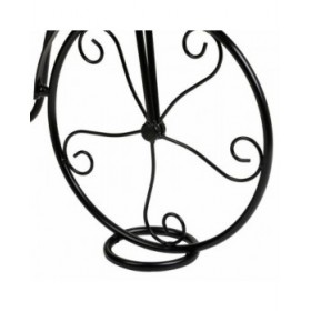 Supporto per Vaso Alexandra House Living Nero Ferro Piastrella Bicicletta 26 x 43 x 67 cm
