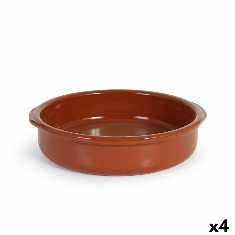 Teglia Azofra Argilla cotta 29 x 27 x 6,5 cm (4 Unità)
