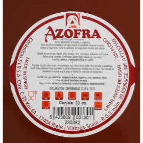 Teglia Azofra Argilla cotta 31 x 29,5 x 7,5 cm (4 Unità)
