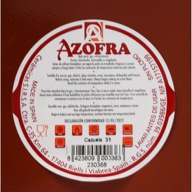 Teglia Azofra Argilla cotta 38,5 x 36 x 7,5 cm (4 Unità)