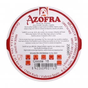 Pentola con Coperchio Azofra Azofra (10 Unità) (Ø 16 cm)