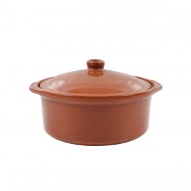 Teglia Azofra Argilla cotta 24,5 x 23 x 16,7 cm Con coperchio (3 Unità)