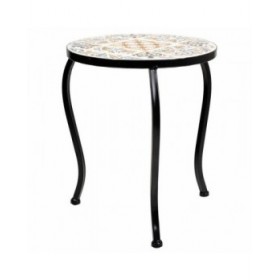 Supporto per Vaso Alexandra House Living Nero Ferro Piastrella 33 x 37 x 33 cm 3 Pezzi
