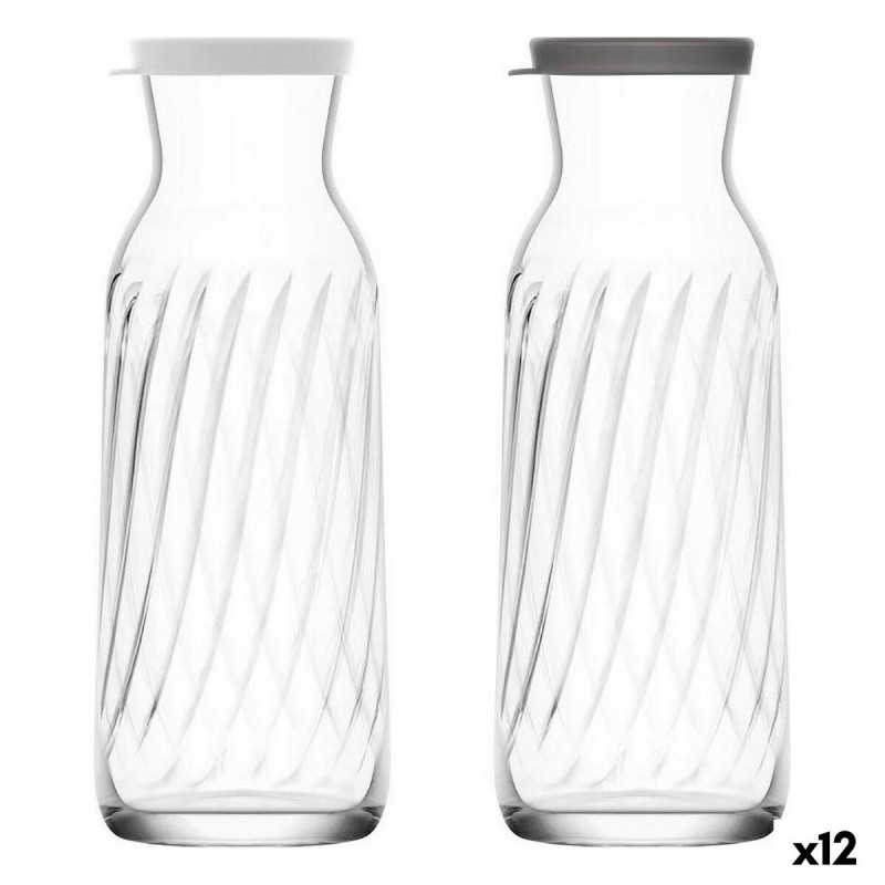 Bottiglia di Vetro LAV 1,2 L Con coperchio (12 Unità)