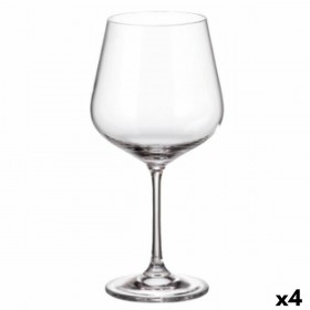 Set di calici da vino Bohemia Crystal Sira 600 ml 6 Pezzi (6 Unità) (4 Unità)