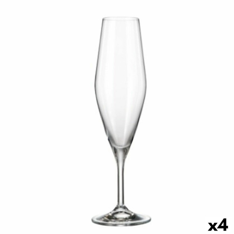 Calice da champagne Bohemia Crystal Galaxia 210 ml champagne 6 Pezzi (6 Unità) (4 Unità)