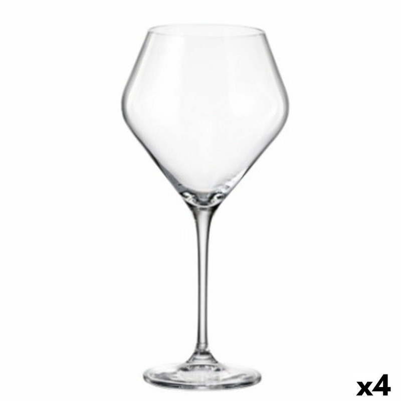 Set di calici da vino Bohemia Crystal Galaxia 610 ml 6 Pezzi (6 Unità) (4 Unità)