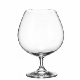 Set di Bicchieri Bohemia Crystal Clara Cognac 690 ml 6 Unità 4 Unità 7,5 x 12 x 16 cm