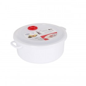 Porta pranzo con Coperchio a Microonde Dem 3 L 28 x 23 x 10 cm (12 Unità)