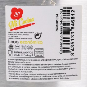 Casseruola con coperchio Alluminio 31,3 x 26,5 x 13,5 cm (8 Unità)