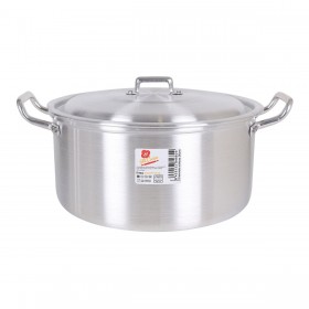 Casseruola con coperchio Alluminio 33,5 x 28 x 15 cm (8 Unità)