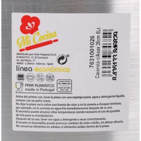 Casseruola con coperchio Alluminio 33,5 x 28 x 15 cm (8 Unità)
