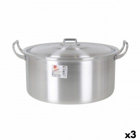 Casseruola con coperchio Alluminio 41 x 33 x 19 cm (3 Unità)