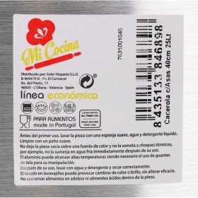 Casseruola con coperchio Alluminio 49 x 41 x 24 cm (2 Unità)