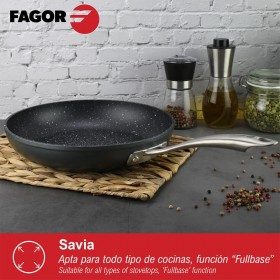Padella Fagor Savia Alluminio Forgiato Argentato Ø 26 cm
