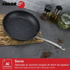 Padella Fagor Savia Alluminio Forgiato Argentato Ø 26 cm