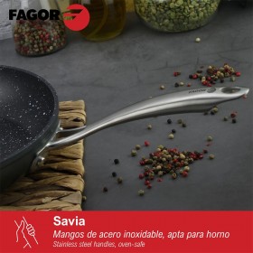 Padella Fagor Savia Alluminio Forgiato Argentato Ø 26 cm