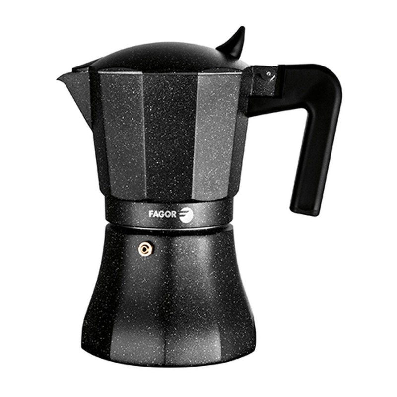 Caffettiera Italiana Fagor Nero Alluminio