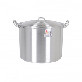 Pentola con Coperchio Alluminio 39 x 33 x 27 cm (2 Unità)
