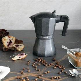 Caffettiera Italiana Fagor Nero Alluminio