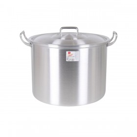 Pentola con Coperchio Alluminio 44 x 38 x 30 cm (2 Unità)