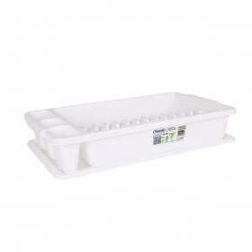 Scolapiatti da Lavandino Tontarelli Scola Plastica Bianco 45 x 26 x 8,5 cm (12 Unità)